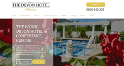 Desktop Screenshot of devonhotel.co.nz